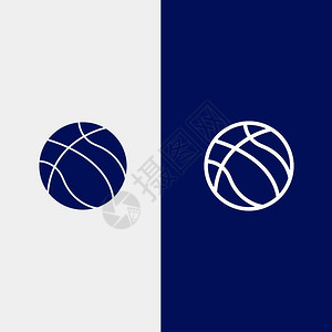 NBA篮球明星蓝色横线和幅插画