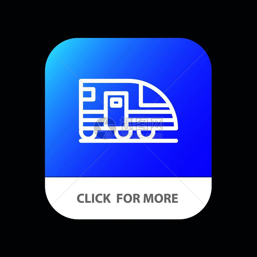 车站地铁火运输移动应用程序按钮图片