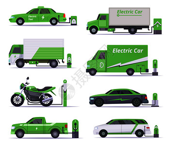 气象生态汽车能源绿色电力插图图片