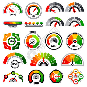 金盘点报告表货物评级指标良好计量客户满意度计量表评级和图形速度计水平指标或质量速度计孤立矢图标信用评分速度计货物评级指标良好计量和图表速度计插画