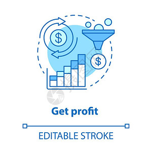 增加收入利润符号高清图片