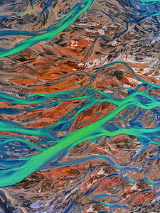 冰原高川河的美丽自然质地图片