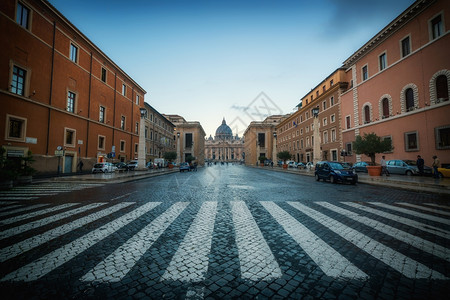 意大利梵蒂安市尔斯柯是一座复兴风格建筑图片