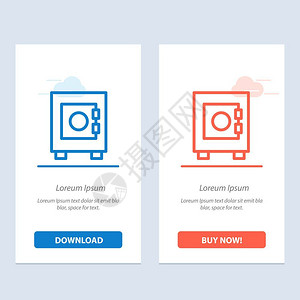 储物柜锁用户蓝红下载和购买网络部件卡模板图片
