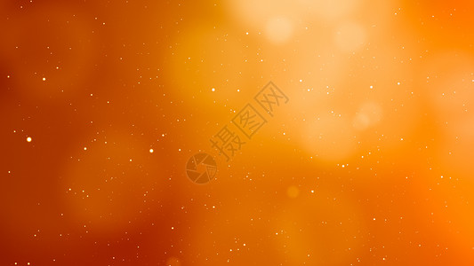 橙色星云光效高能橙色抽象背景和奢侈礼品概念背景