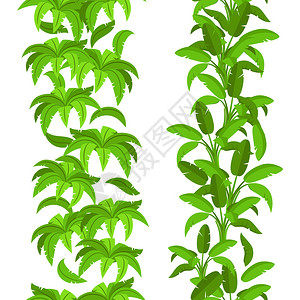 绿色植物矢量元素图片