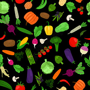 各种蔬菜矢量元素图片