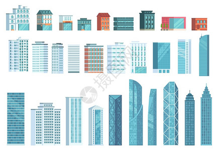 现代城市建筑组合图图片