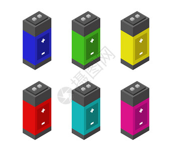 等度不同颜色电池设计对比图图片
