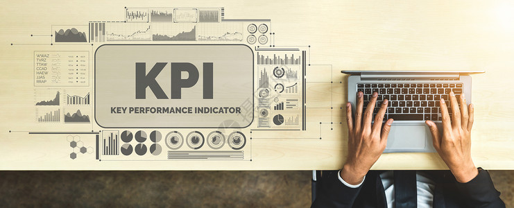 kpi商业概念主要绩指标现代图形界面显示职务目标评价的符号和营销kpi管理的分析数字背景图片