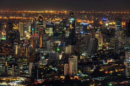 曼谷夜景傍晚高清图片素材