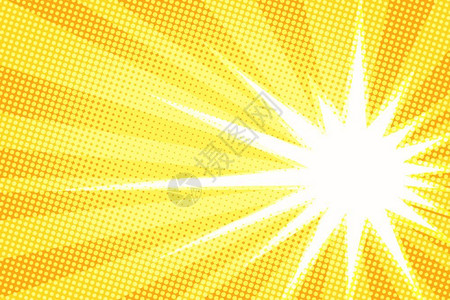 波普风太阳黄流行艺术背景图片