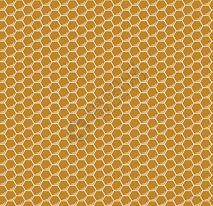 蜂蜡黄色蜂窝六边形矢量背景设计图片