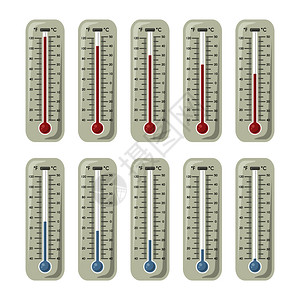 温度计矢量元素图片