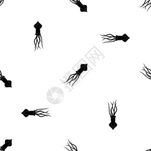 海洋动物鱼类深海鱼水母乌龟贝壳矢量背景图背景图片