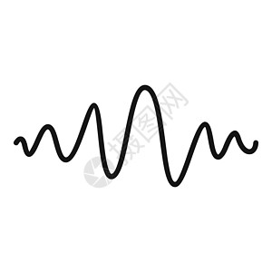 等音旋律无线电图标简单演示Web的等音旋律无线电矢量图标等音旋律无线电图标简单的黑色样式背景图片
