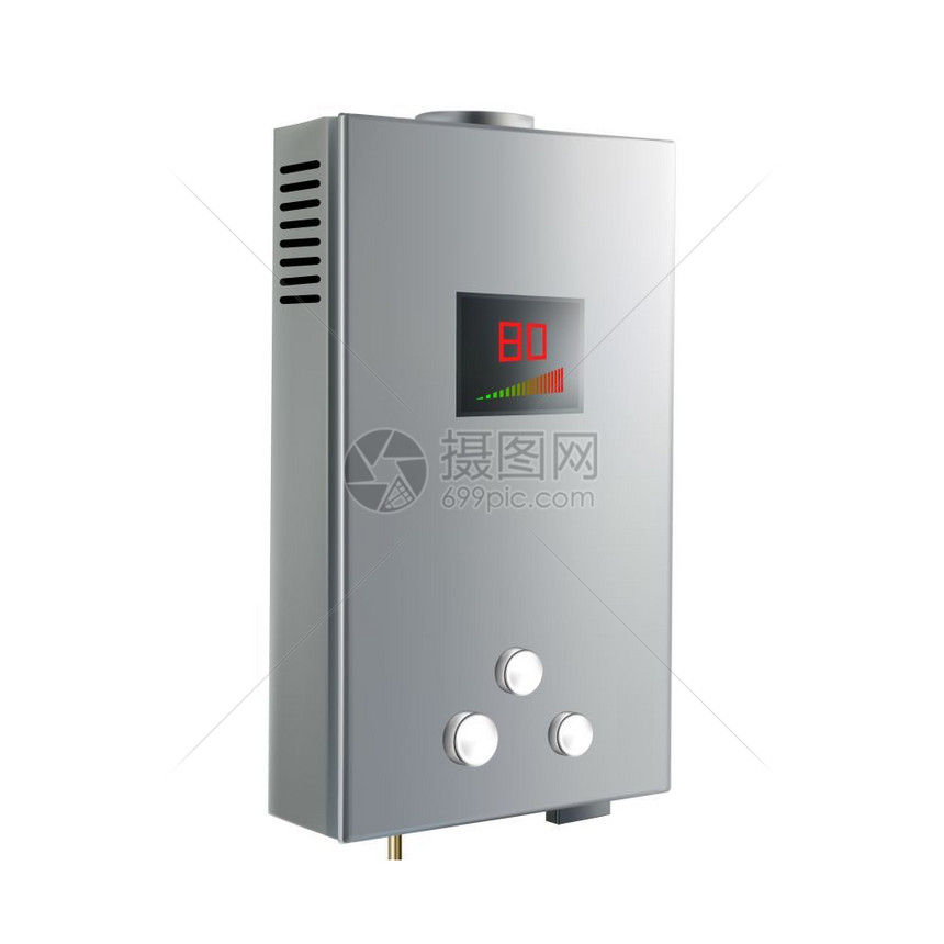 3d写实温度调节器加热器设备图片