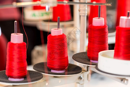 缝纫厂的设备工厂高清图片素材