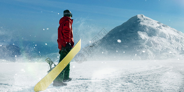 冬季运动的滑雪者图片