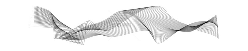 平的波浪矢量抽象技术背景波线平的波浪矢量抽象背景图片