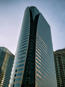 城市景色中心的现代办公楼金融商业区图片