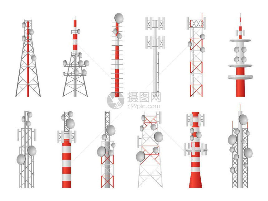 无线电塔广播设备图片