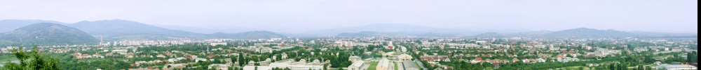 穆卡切沃市的全景高清图片