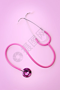 粉红色听诊器的伟大图像背景图片