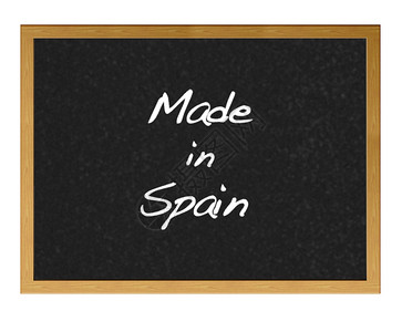 Spain制造的黑板背景图片