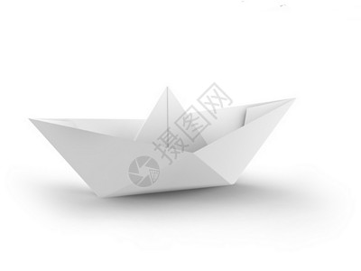 矢量折纸船纸船背景