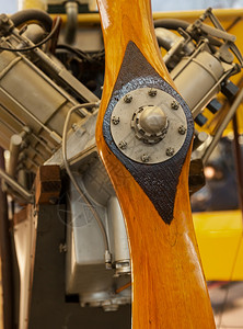 飞机古型发动木雕式螺旋桨图片