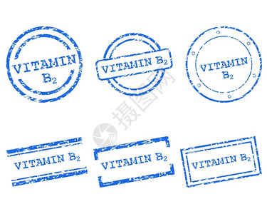 S2B商业模式维生素b2邮票插画