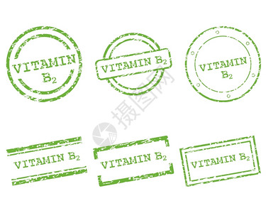S2B商业模式维生素b2邮票插画