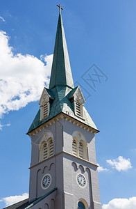 在fredicksbug处女贞洁的圣乔治公会教堂图片
