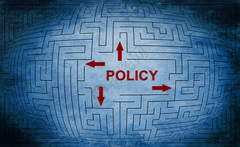政策迷宫概念图片