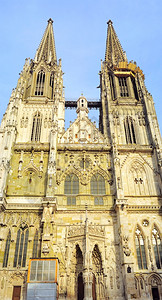 regnsbur大教堂是德国regnsbur市最重要的教堂和里程碑图片