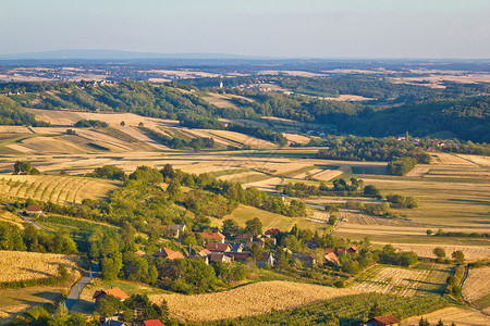 Croati的frgoje地区农业绿图片
