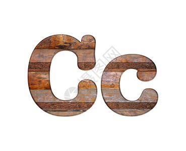 木制金属和生锈用c字母表示背景图片
