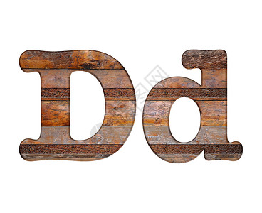 木制金属和生锈用d字母表示背景图片