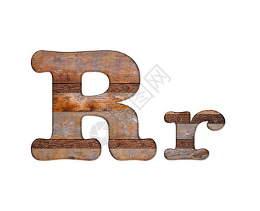 木制金属和生锈用r表示背景图片