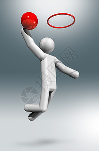 三维篮球符号奥林匹克游戏图片