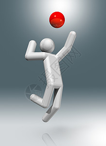 三维排球符号奥林匹克游戏图片