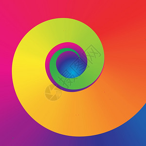 色彩多的旋转形状抽象的旋转形状eps10矢量说明使用透层和网格图片