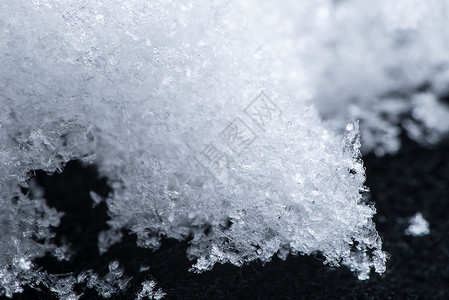 特写雪花图片