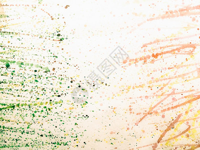 墨水滴落白纸上的涂料滴抽象的彩色涂料滴落背景白上方背景