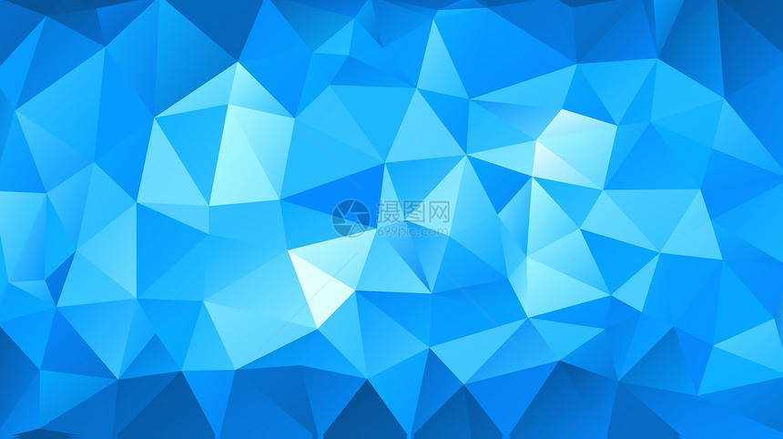 抽象背景蓝色三角抽象背景趋势图解图片