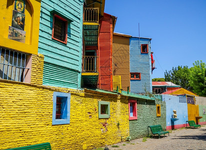 阿根廷多彩房屋图片