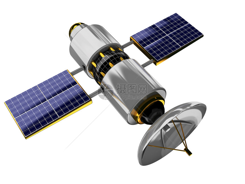 3d说明白底分离的通用卫星图片