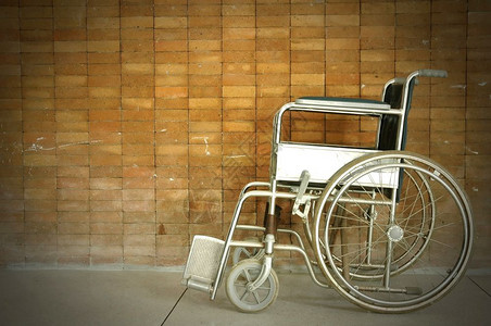 医院的轮椅背景图片
