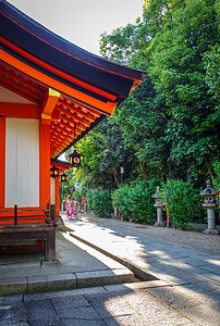 橙色的树在马鲁亚山的日本花园京都雅潘的寺庙里在马鲁亚山花园雅潘的寺庙里背景
